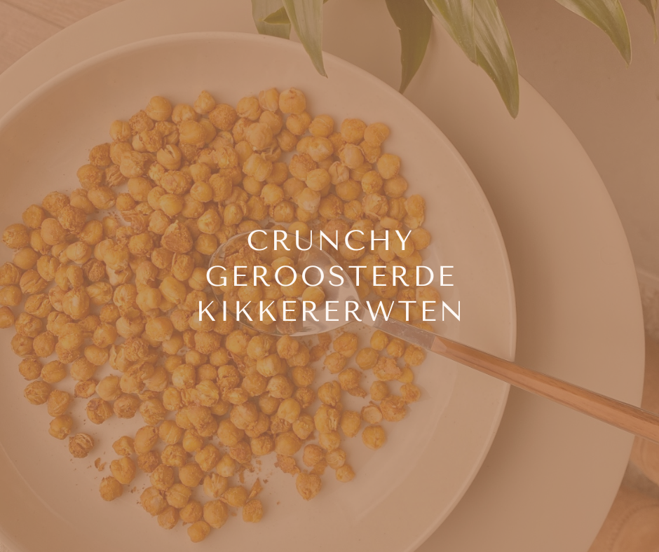 Crunchy geroosterde kikkererwten