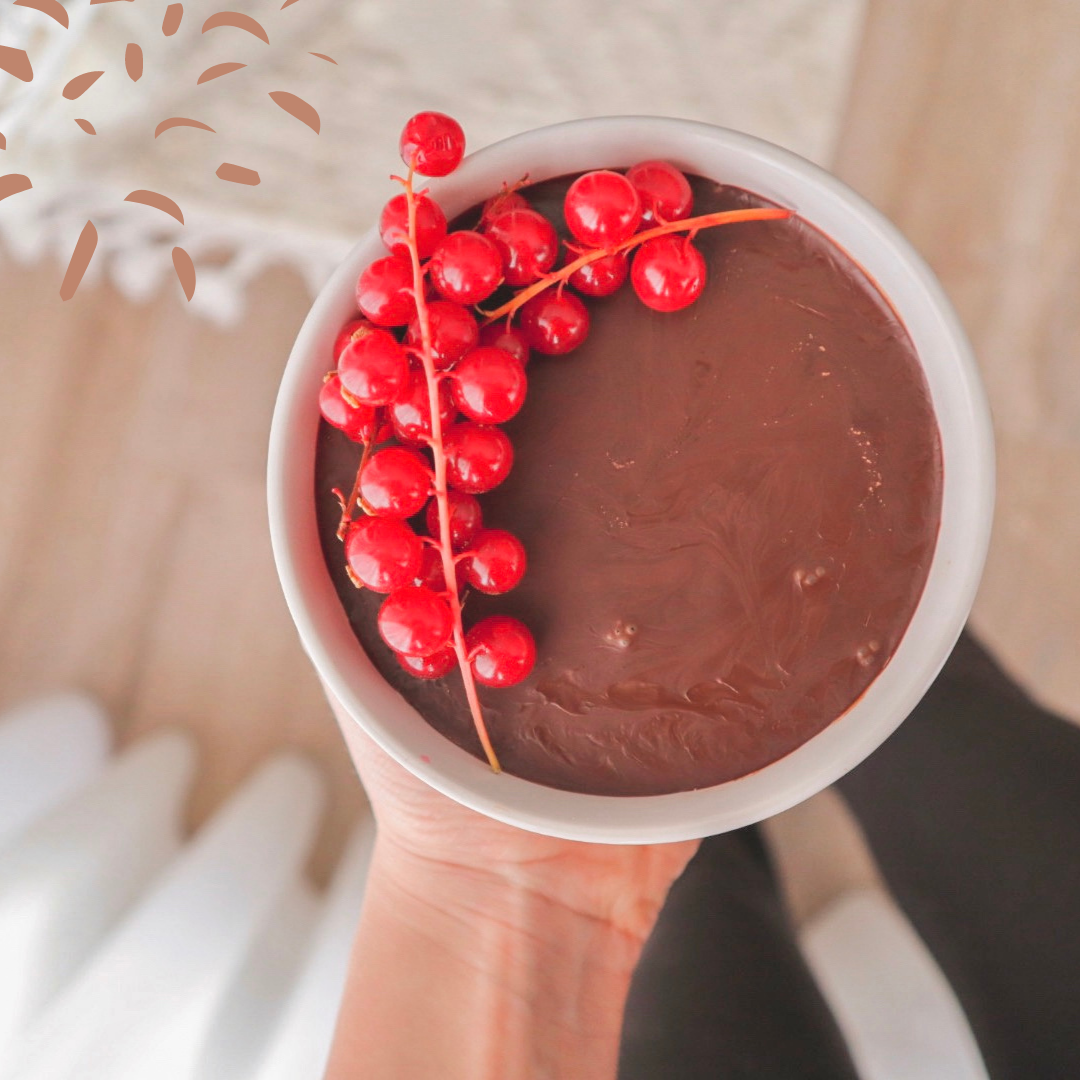 Overnight oats met chocolade coating
