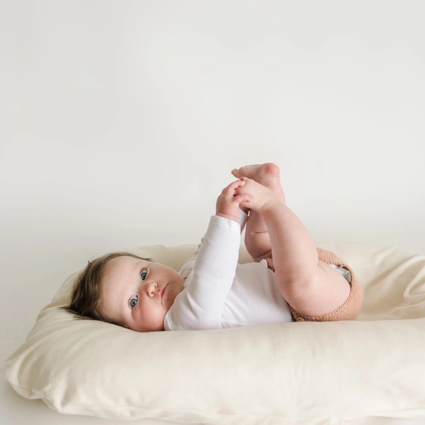 Snuggle Me cover voor babynestje (natural)